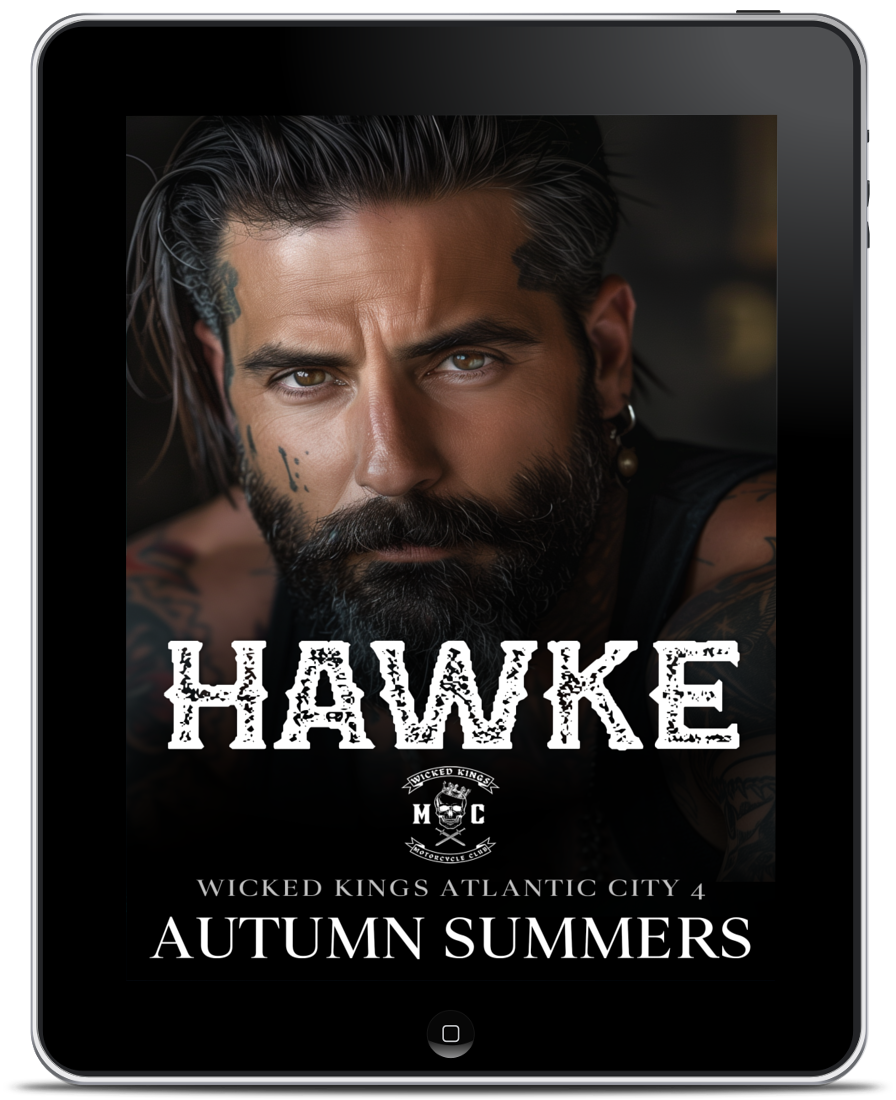 Hawke: MC Romance Abused Heroine (Wicked Kings MC Atlantic City Book 4)