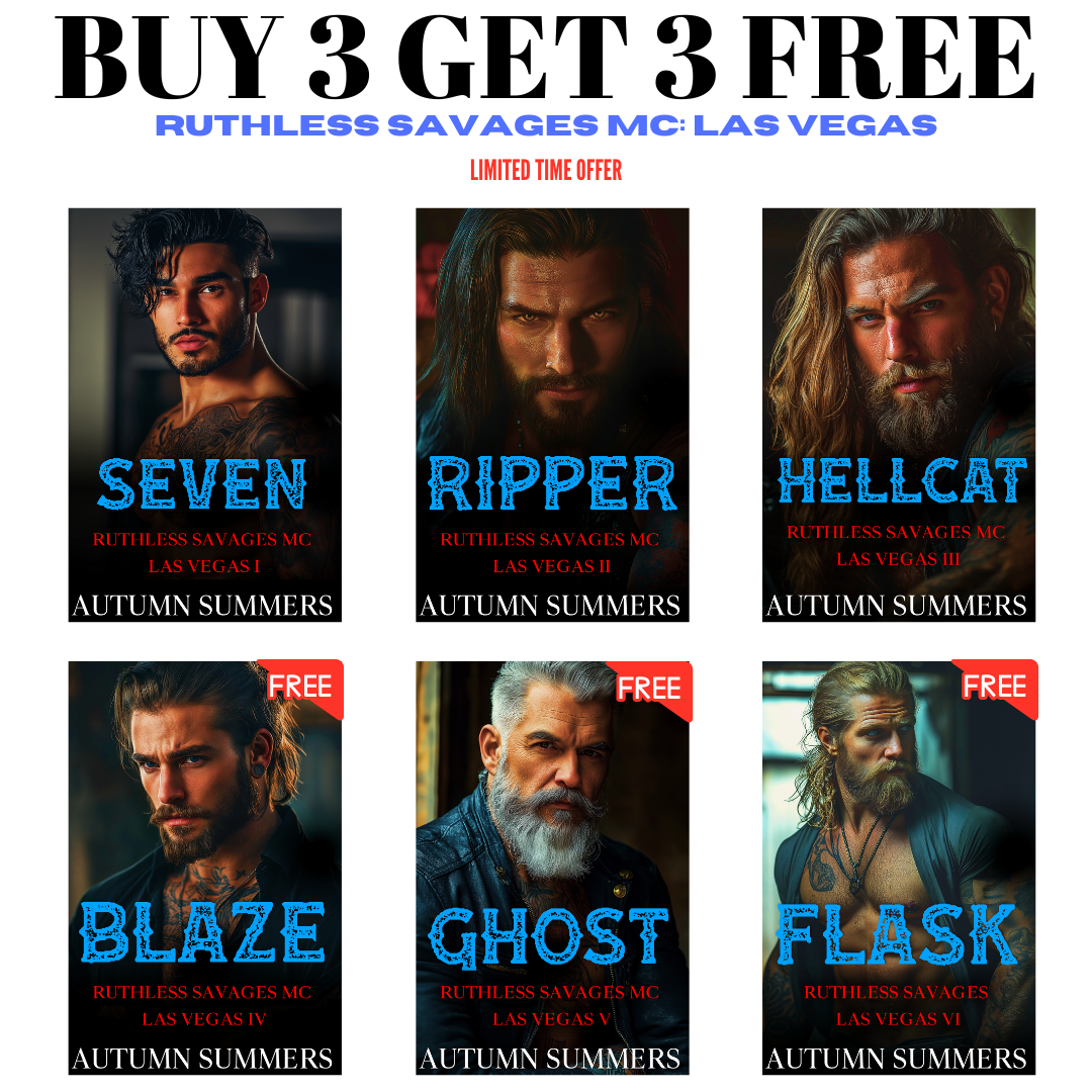 Ruthless Savages MC Romance Series Bundle: Las Vegas Chapter | Buy 3 Get 3 Free