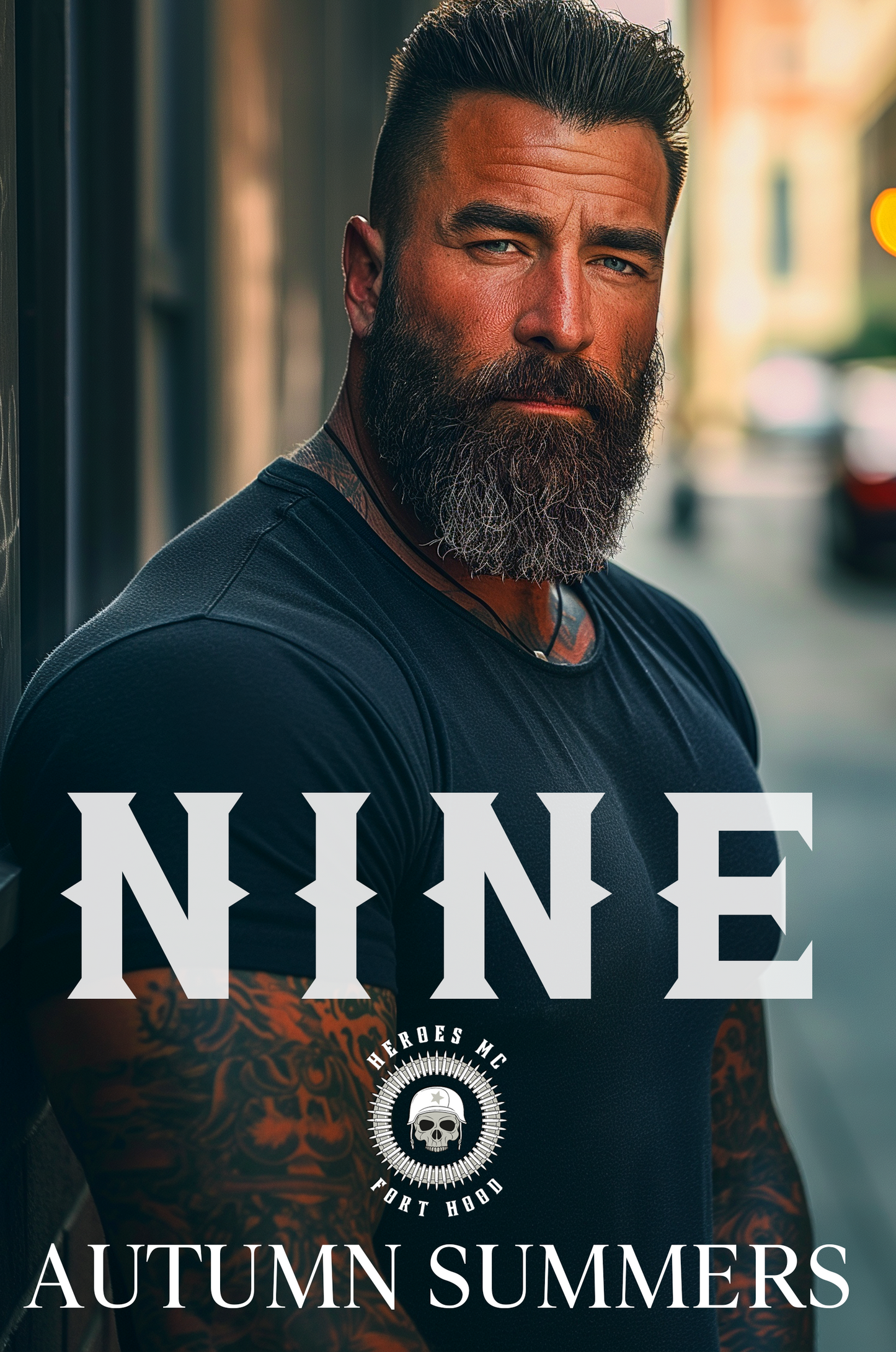 Nine (Heroes MC Fort Hood 1): MC Romance Age Gap