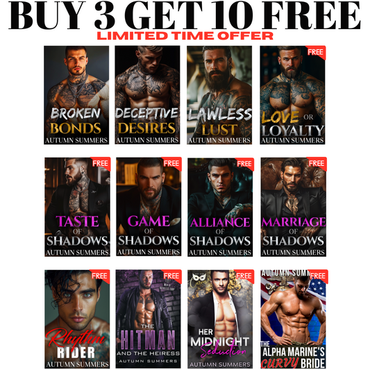 Buy 3 Get 10 FREE | Empire of Shadows | MC Romance + Mafia Romance Novellas