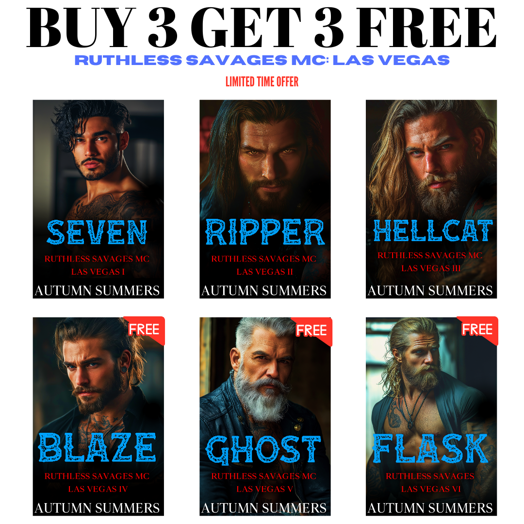 Buy 3 Get 3 Free | Ruthless Savages MC Romance Series Bundle: Las Vegas Chapter