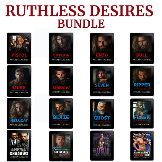 The Ruthless Desire Bundle | Ready to be ruined by 16 alphas tonight… and still crave more tomorrow?