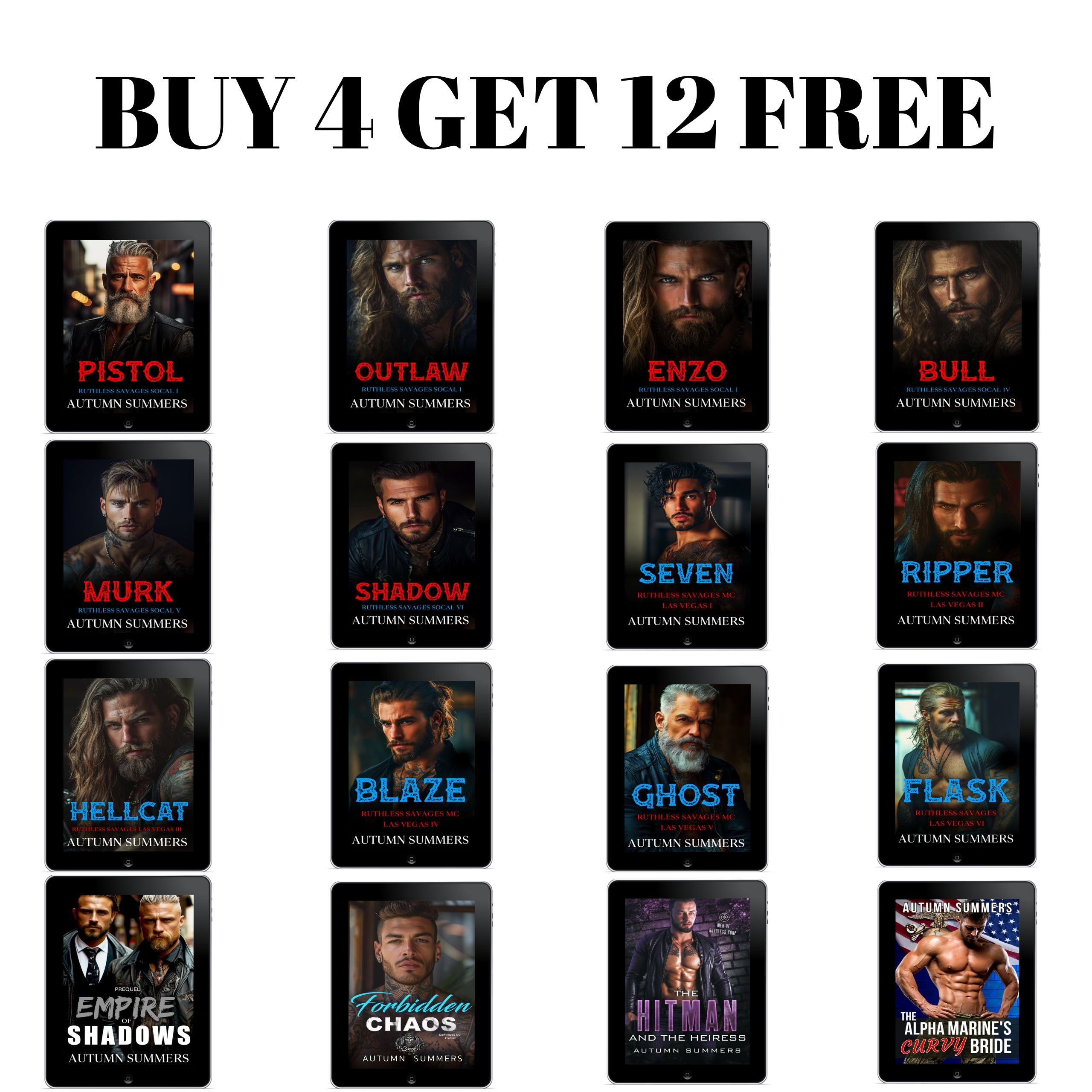 The Ruthless Desire Bundle | Bikers, Mobster, Marine and a Hitman