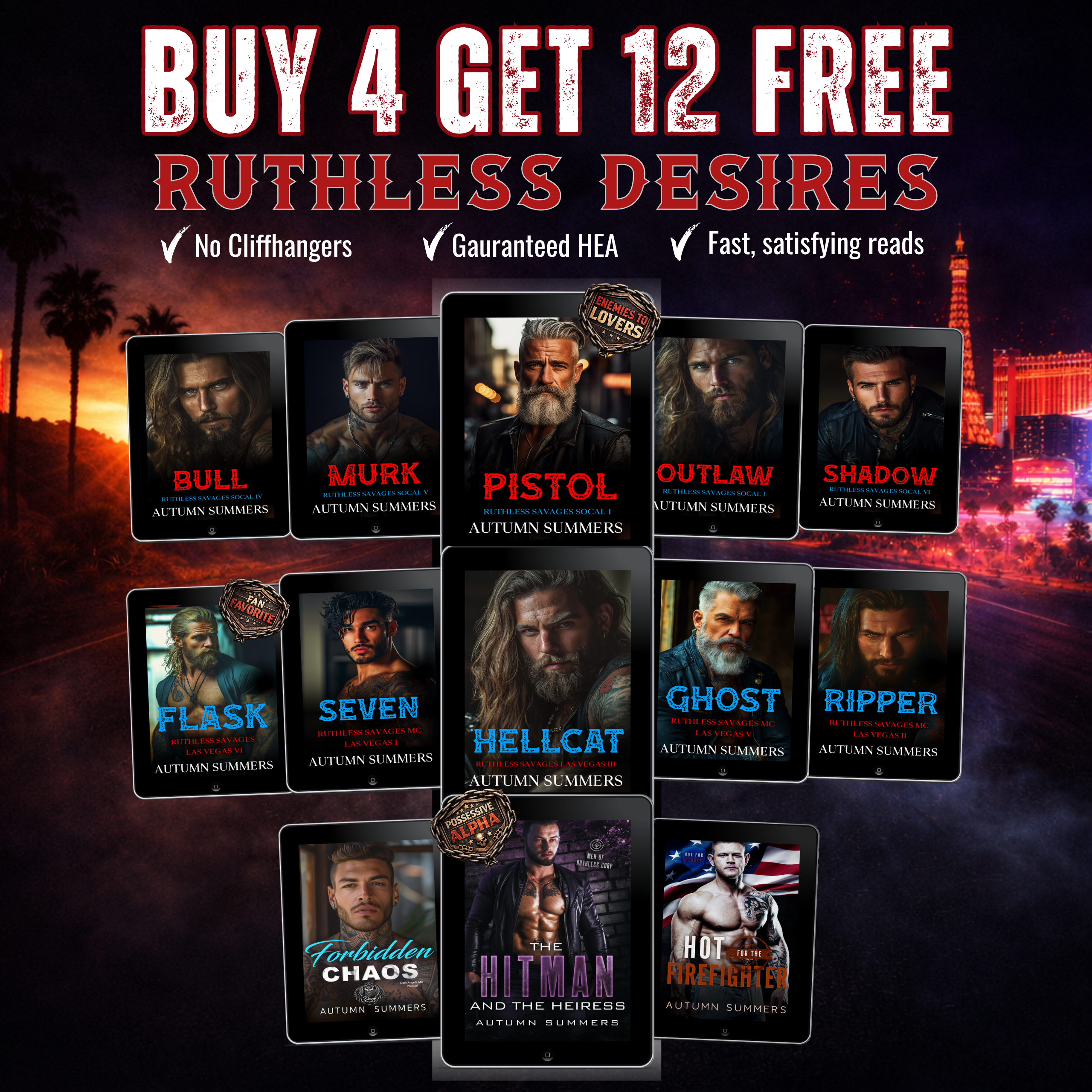 The Ruthless Desires Bundle | 16 Savage Alpha Romance eBooks
