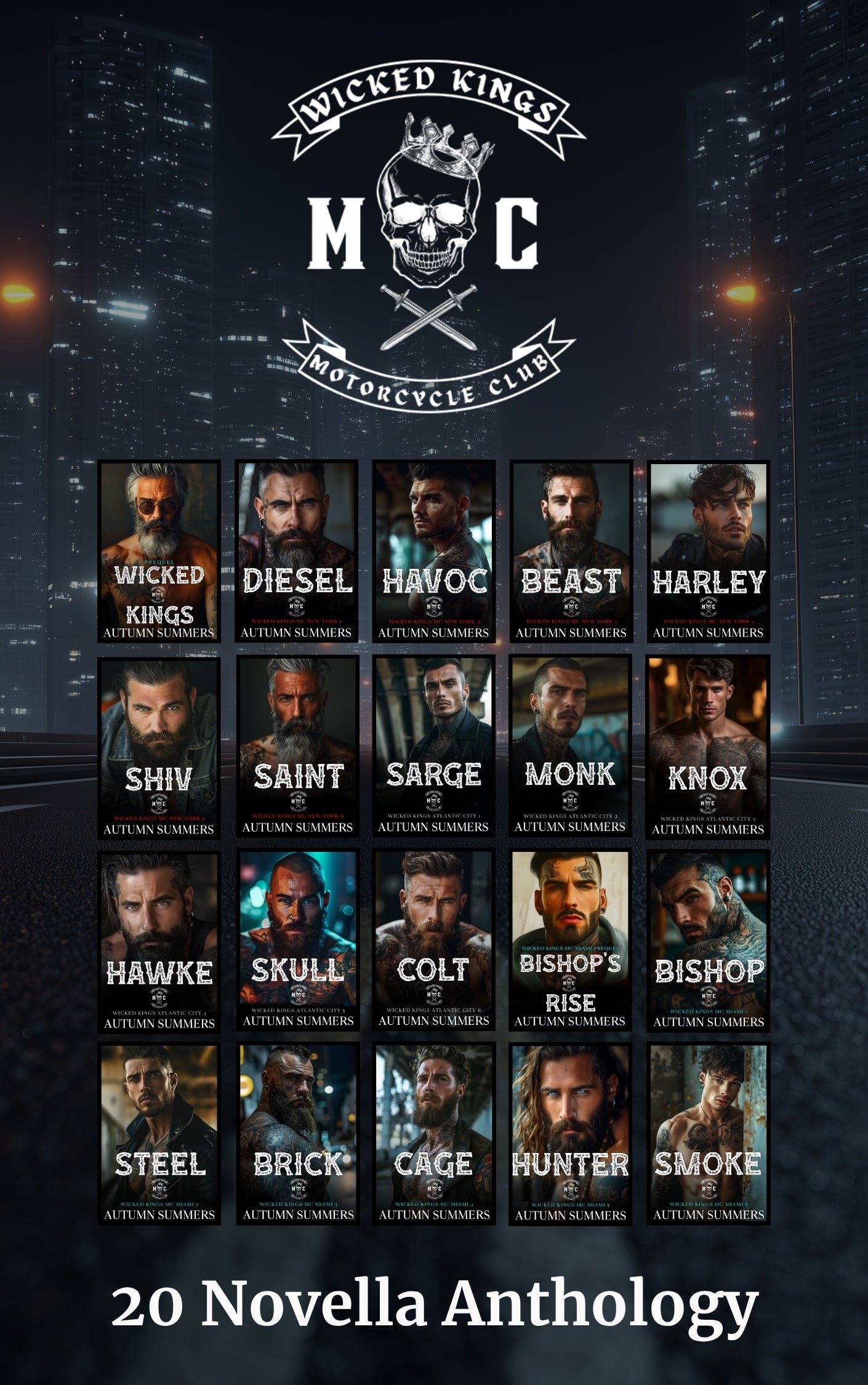 Buy 5 Get 17 Free | Wicked Kings MC Anthology